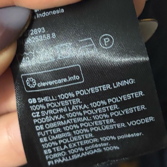 H&M Blue and Orange Ruched Mini Sundress - Picture 6 of 7